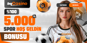 Bycasino Hoşgeldin Spor Bonus